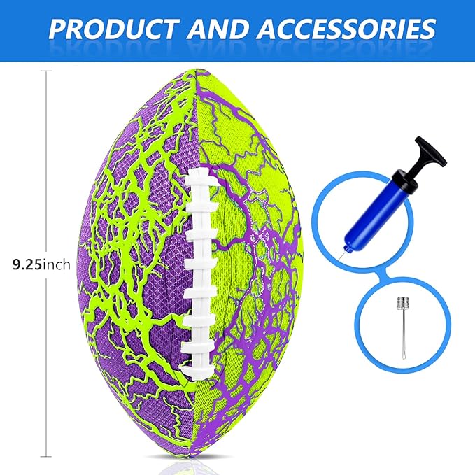 Jasonwell Pool Beach Water Football - Waterproof Football Strong Grip Fun Pool Toys Games for Swimming Pools Beach Lake Park Backyard Outdoor Play for Kids Children Teens Adults Family