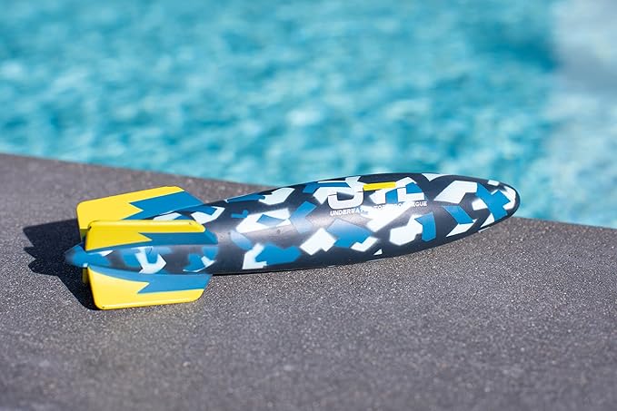 Official (UTL) Torpedo Glider Diving Toy Rocket Summer Camouflage Design 10"