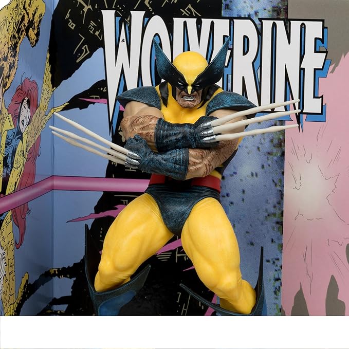 McFarlane Toys - Marvel Wolverine 1:10th Scale Collectible with Scene (Wolverine #85)