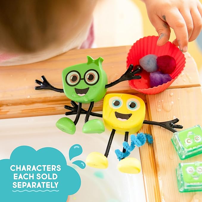 Glo Pals Water-Activated Light-Up Cubes Bundle for Sensory Play – 12 Pack (Extraordinary Earth)