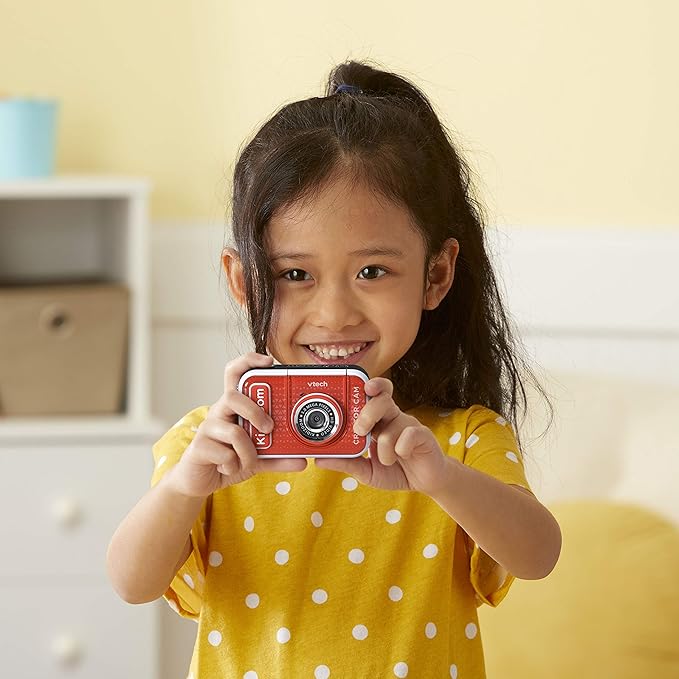 VTech KidiZoom Creator Cam, High-Definition Kids' Camera for Photos and Videos, Included Green Screen, Flip-Out Selfie Camera, Selfie Stick/Tripod, Auto Timer, Kids Ages 5 and up