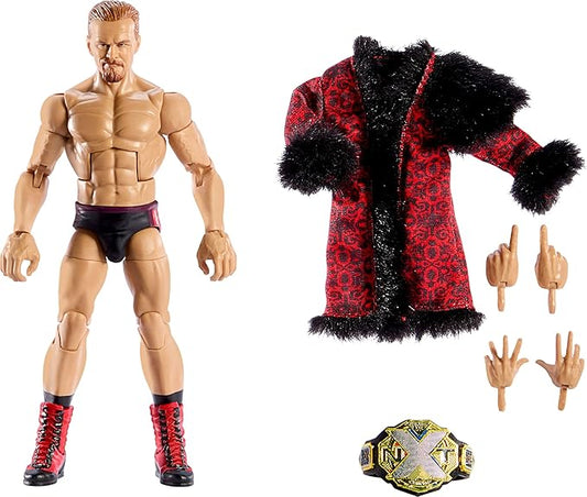 Mattel WWE Elite Action Figure & Accessories, Series #114 6-inch Collectible Ilja Dragunov with 25 Articulation Points & Swappable Hands