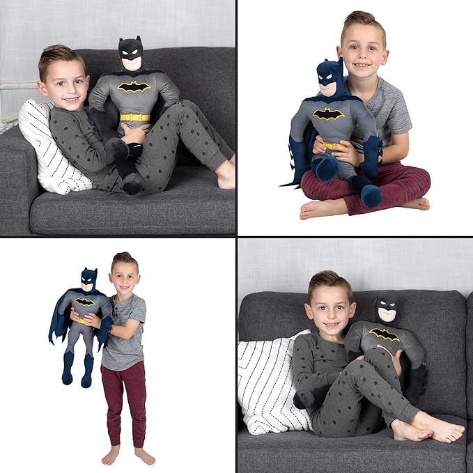 Franco Kids Bedding Super Soft Plush Cuddle Pillow Buddy, One Size, Batman