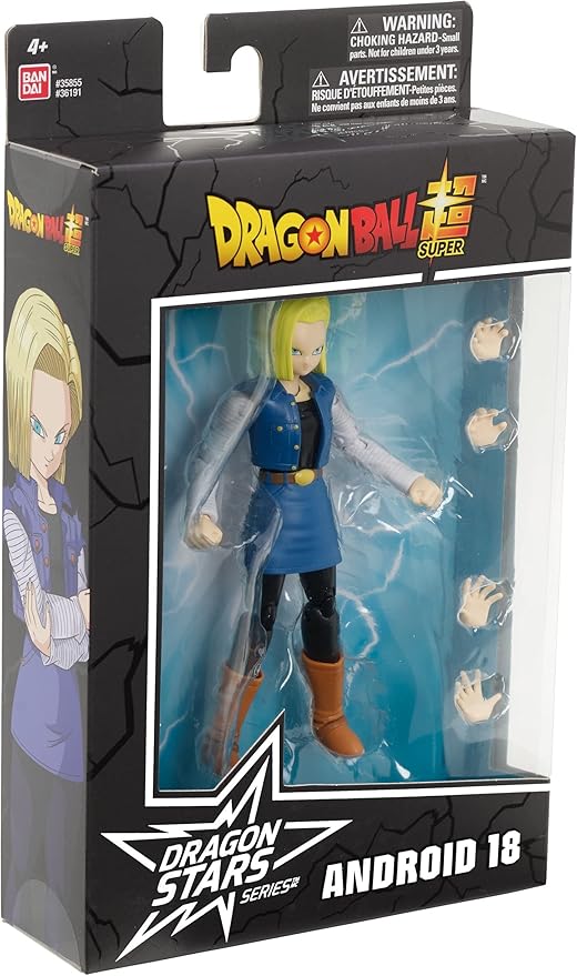 Dragon Ball Super - Dragon Stars - Android 18, 6.5" Action Figure