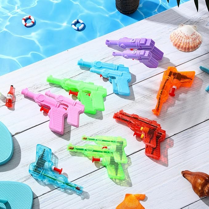 Leyndo 50 Pack Water Gun for Kids Mini Water Gun Bulk Small Colorful Blaster Plastic Squirt Pistol for Boys Girls Outdoor Beach Game Summer Swimming Pool Party Favors(Candy Color)