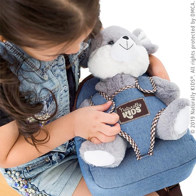 Mouse Backpack, Mouse Toys for Kids 3-5, Toddler Stuffed Animal Gifts for 2 3 4 5 Year Old Girl Boy