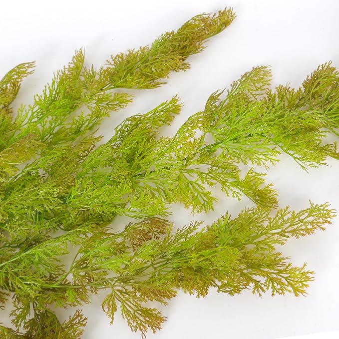 RECUTMS Christmas Artificial Plants Ferns Fake Vines Hanging Ivy Decor Plastic Greenery for Wall Indoor Outdoor Baskets Wedding Garland Pack of 3 (Autumn)