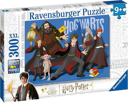 Ravensburger - Children's Jigsaw Puzzle - 300 Pieces XXL Puzzle - Harry Potter at Hogwarts School of Magic - Ages 9 and up Puzzle - Thick and Durable Cardboard - Magic - 13365
