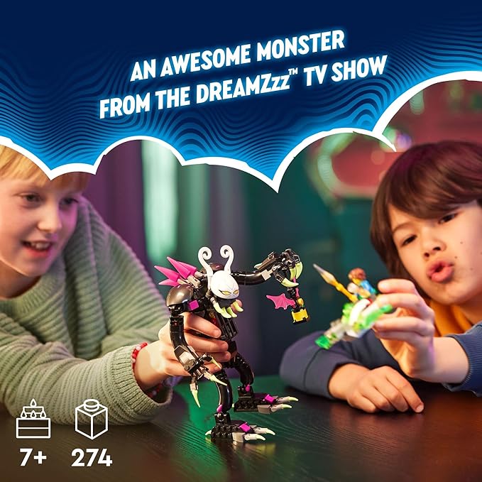 LEGO DREAMZzz Grimkeeper The Cage Monster Building Set - Toys for Boys & Girls, Age 9+ - Kids Toys W/ 2 Building Options & 2 Minifigures - 71455