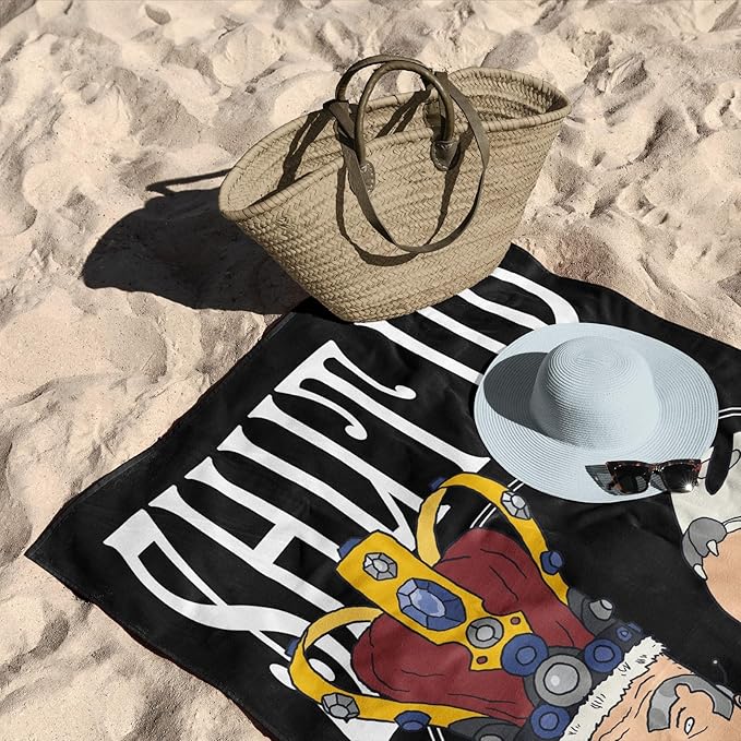 NORTHWEST Beavis and Butt-Head Beach Towel 2-Pack - Soft, Sand-Free, Fast-Drying Oversized Pool Towels, Gothic Rules & Shut Up Designs, 30" x 60"