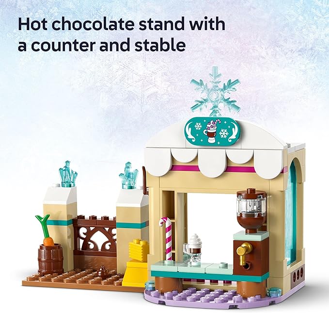 LEGO Disney Frozen Anna's Sleigh Adventure Building Toy Set - Frozen Toy for Toddlers with 2 Disney Princess Minidolls - Learning and Educational Set for Girls & Boys, Ages 4+ - 43256