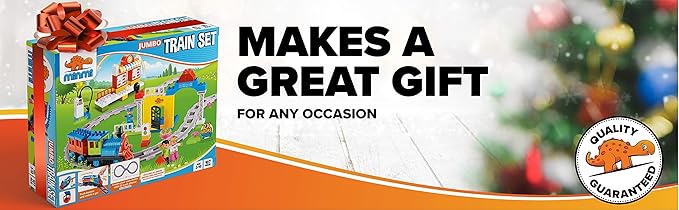 Electric Train Set - Toddler Train Toy Figures & Playsets for Age 2-10 Year Old Boy Toy Trains, Kids Toy Train Sets for Boys & Girls, Mini Engine Steam Train Model Train Set, Motorized Train Set-107pc