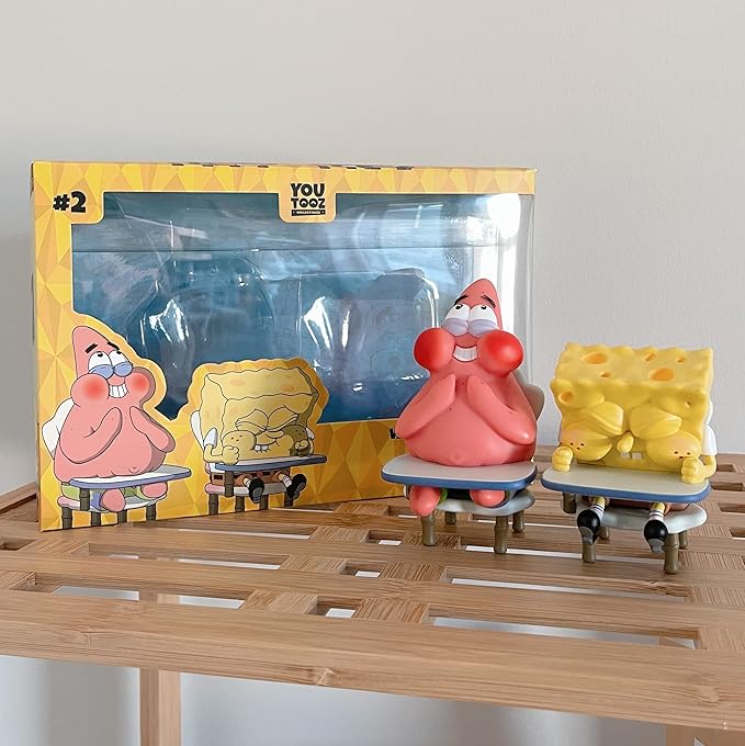 Youtooz Whats Funnier Than 24, 4" inch vinyl figure, Collectible Spongebob and Patrick from funny internet meme what's funnier than 24 by Youtooz Spongebob Squarepants Collection
