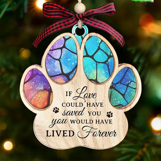 Pet Memorial Ornament for Christmas Tree - Unique Ornaments for Memory Keepsake - Ideal Gifts for pet Memorials - Pet Loss Gifts - A Ornament Reminder of Puppy Memories