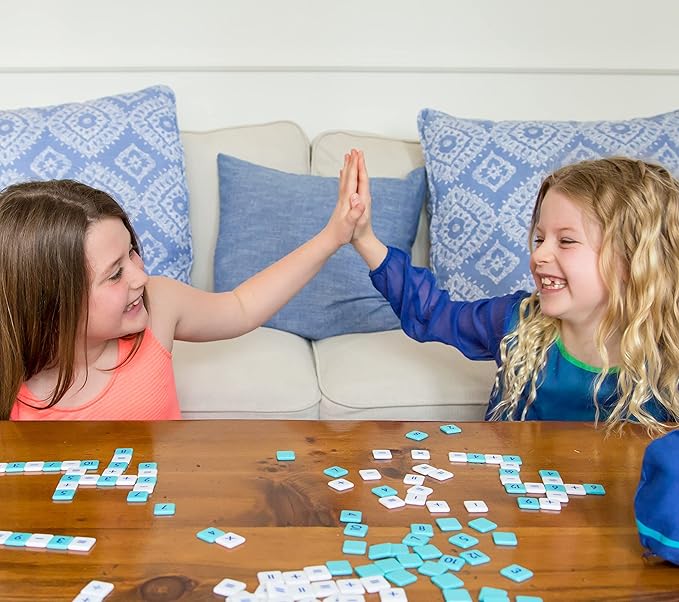 Mobi Educational Math Game - Addition, Subtraction, Multiplication and Division in a Crossword Grid, Numerical Function Tiles, Learning Math Games Kids - for Children Ages 8+