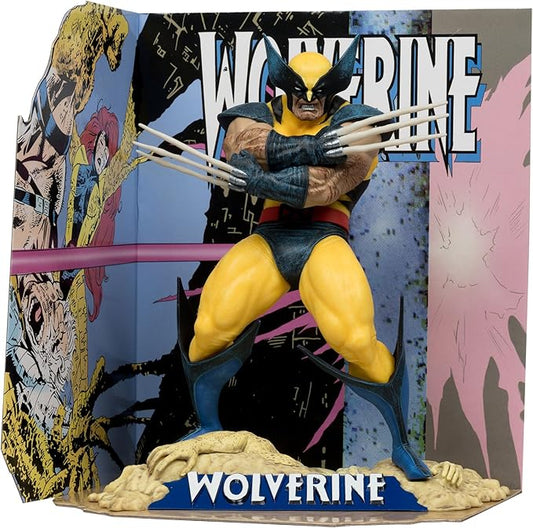 McFarlane Toys - Marvel Wolverine 1:10th Scale Collectible with Scene (Wolverine #85)