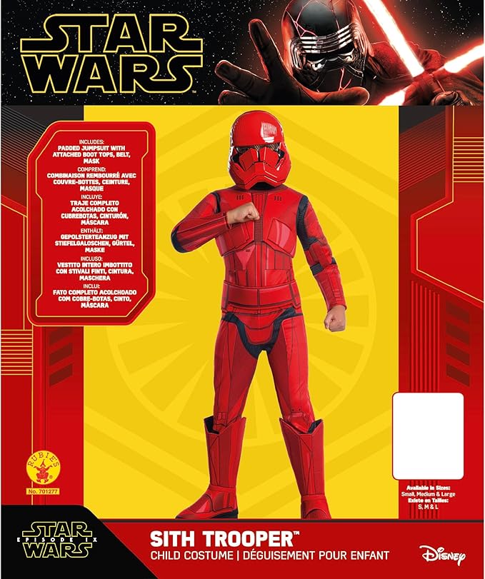 Rubies Star Wars Rise of The Skywalker Deluxe Sith Trooper Children's Costume