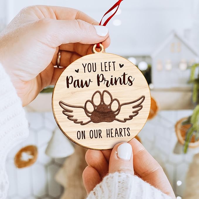 Pet Memorial Ornament for Christmas Tree - Unique Ornaments for Memory Keepsake - Ideal Gifts for pet Memorials - Pet Loss Gifts - A Ornament Reminder of Puppy Memories