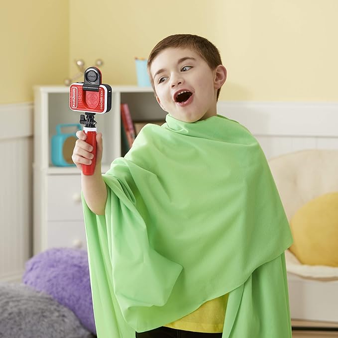 VTech KidiZoom Creator Cam, High-Definition Kids' Camera for Photos and Videos, Included Green Screen, Flip-Out Selfie Camera, Selfie Stick/Tripod, Auto Timer, Kids Ages 5 and up