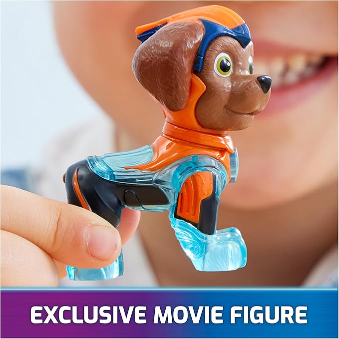 Paw Patrol: The Mighty Movie, Toy Jet Boat with Zuma Mighty Pups Action Figure, Lights and Sounds, Kids Toys for Boys & Girls 3+