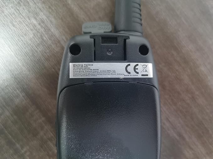 Walkie Talkies Long Range, M880 Two Way Radio for Adults with Mic LCD Screen/Resistance Wakie-Talkies with Noise Cancelling for Men Women Outdoor Adventures Cruise Ship (Blue and Violet)