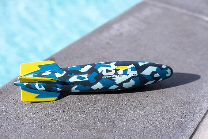 Official (UTL) Torpedo Glider Diving Toy Rocket Summer Camouflage Design 10"