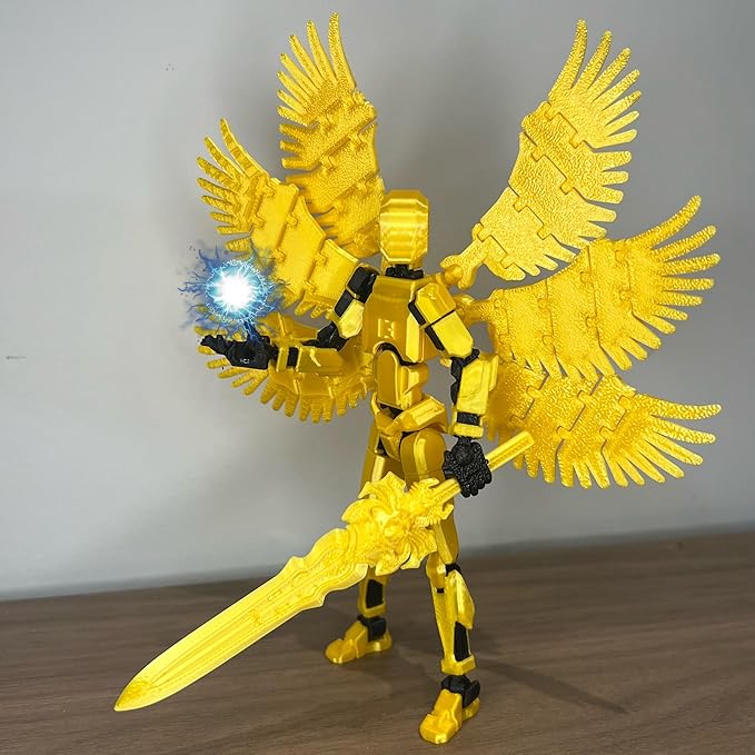 (Assembly Completed) Titan13 Action Figure Set, Dummy 13 3D Printed Action Toy Gifts for Kids, Robot 13 Action Figure Full Body Mechanical Doll Christmas Birthday Gift for Boys Girls