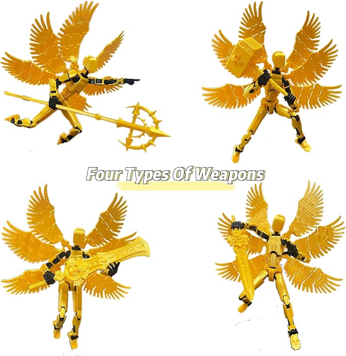 (Assembly Completed) Titan13 Action Figure Set, Dummy 13 3D Printed Action Toy Gifts for Kids, Robot 13 Action Figure Full Body Mechanical Doll Christmas Birthday Gift for Boys Girls