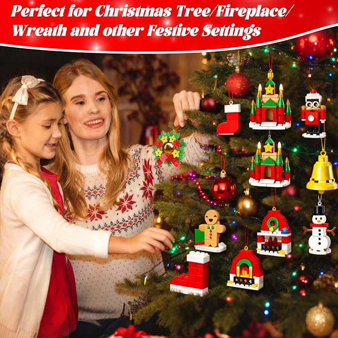 2025 Advent Calendar Building Set, Christmas Buiding Blocks for Kids, 24 Days Countdown Buiding Sets Christmas Toys for Kids