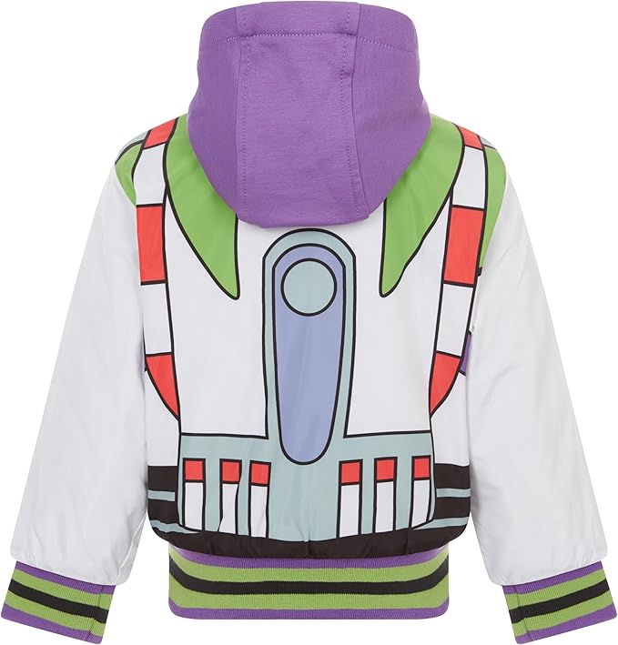 Disney Toy Story Cars Zip Up Varsity Bomber Jacket Toddler to Little Kid Sizes (2T - 7-8)