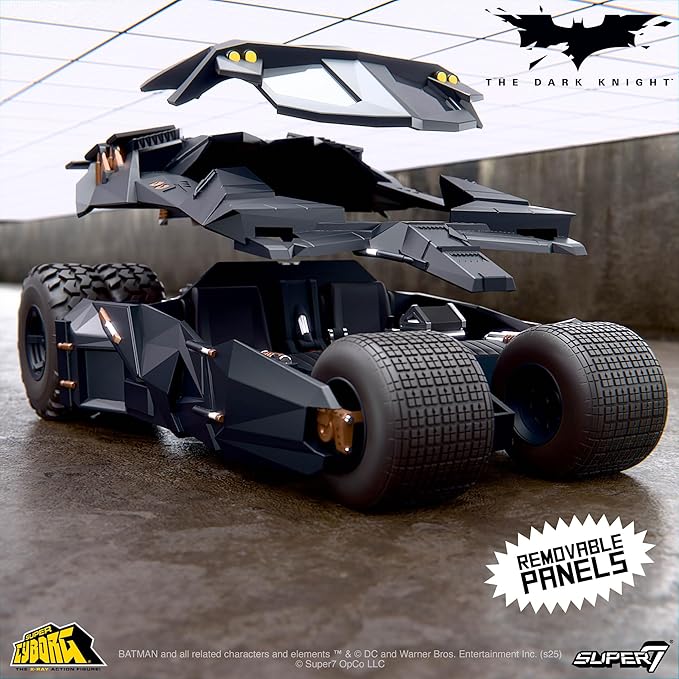 Super7 Batman Super Cyborg - Batmobile Tumbler (Full Color) Action Figure