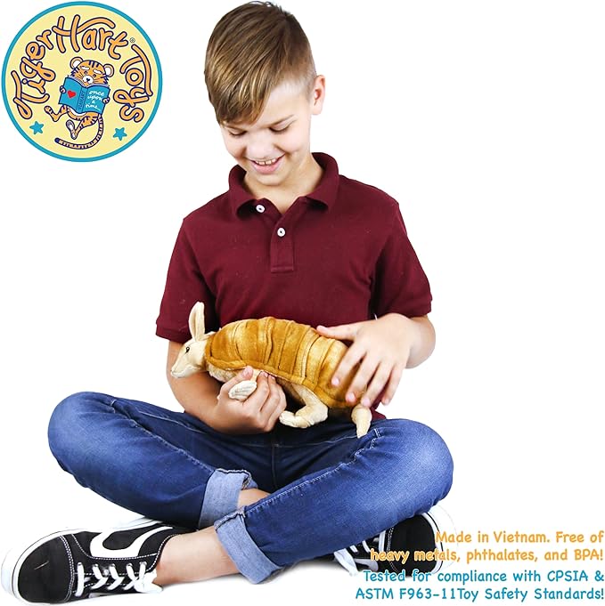 Mike The Armadillo - 10 Inch (Tail Measurement not Included!) Stuffed Animal Plush