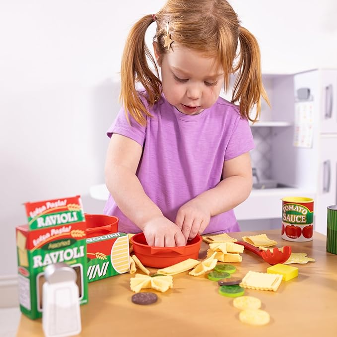 Melissa & Doug Prepare & Serve Pasta Play Food Set