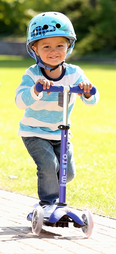 Micro Kickboard - Mini Deluxe - Three Wheeled, Lean-to-Steer Swiss-Designed Micro Scooter