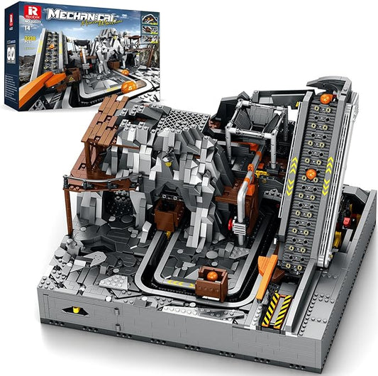 Electric Mining Machine Building Set with Dual Motors and GBC Balls, Technic Construction Toy Sets 22023, STEM Toy for Kids 14+, Adults & Engineers, Challenging Construction Vehicle Gift