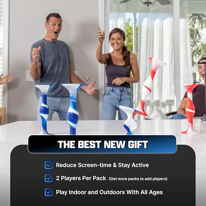 Popdarts PRO Pack Game Set (Rizzle) - Indoor, Outdoor Suction Cup Throwing Game - Competition with a POP