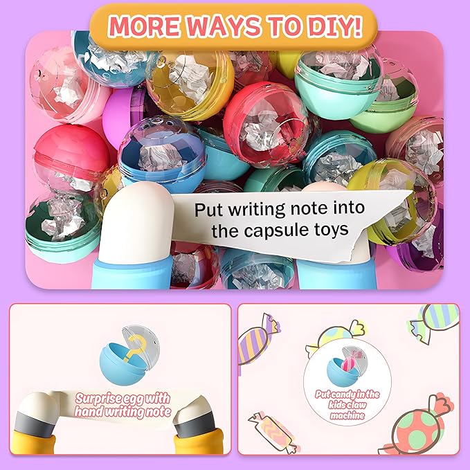 Mini Claw Machine for Kids | Girl Toys for Ages 8-13 Arcade Game Toy Claw Machine Electric Candy Vending Machine Toy with LED Lights & Adjustable Sound, Birthday Gifts for Girls Ages 4+, Pink