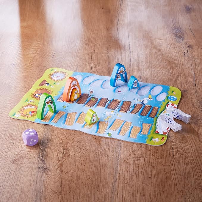 HABA My Very First Games Go, Go Little Penguin, Toddler Learning Game and Cooperative Toddler Board Games for 2 Years and up, Made in Germany