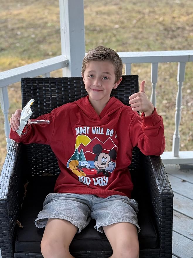 Disney Lilo & Stitch Minnie Mickey Spiderman Frozen Elsa Boys/Girls Hoodie Sweatshirt Graphic Pullover Tops Toddler-Big Kid