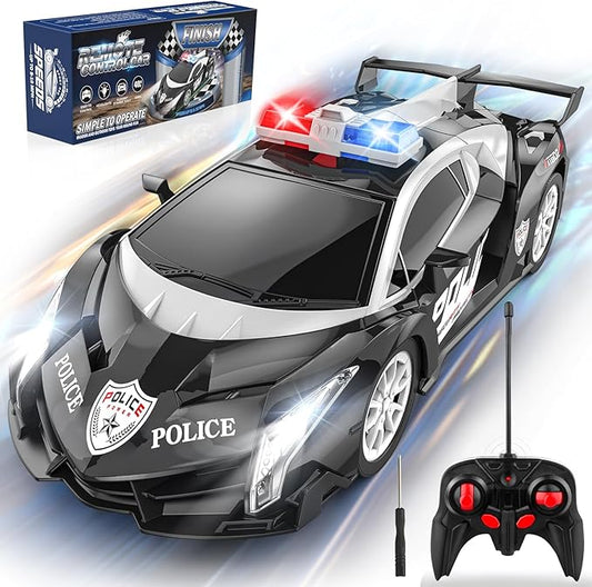 Growsland Remote Control Car Rc Cars for Boys 4-7 8-12, Kids Car Toys for Boys with Cool Flashing Light, Vehicle Hobby Race Cars Toys for Boy Girls Ages 4-6 5-7 6-8 8-12 Birthday Gift