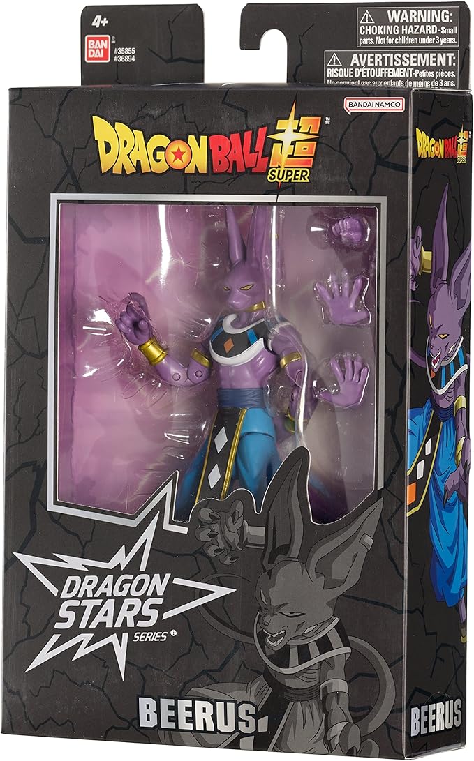 Dragon Stars Series - Dragon Ball Super - Beerus Version 2, 6.5" Action Figure