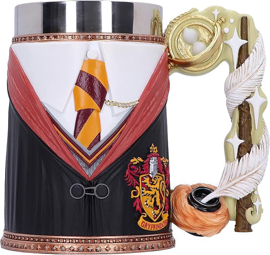 Nemesis Now Harry Potter Collectible Tankard, Hand-Painted Resin Beer Mug with Removable Insert, Harry Potter Merch 15.5cm - Hermione