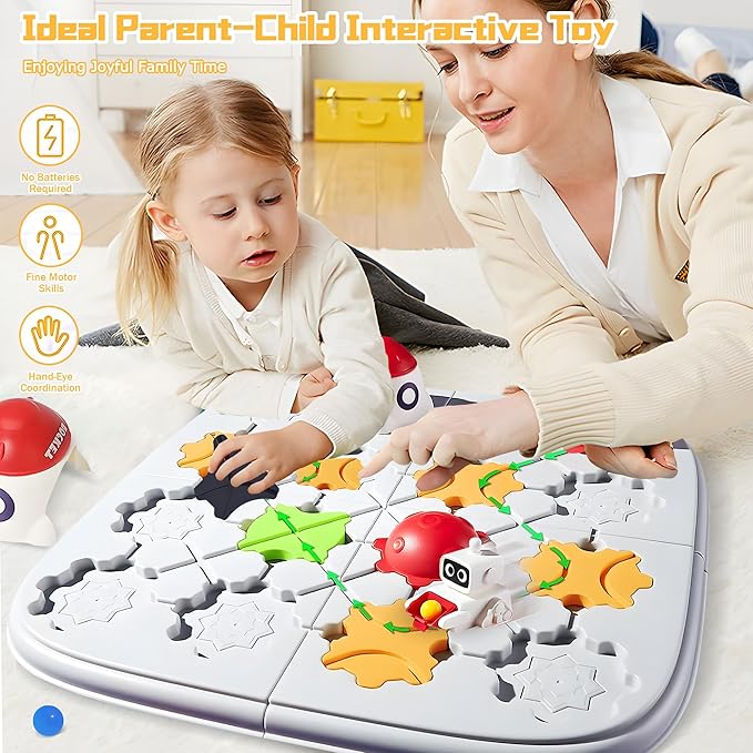 Smart Logical Road Builder Brain Teasers Puzzle Game, Educational STEM Learning Toy, Montessori Preschool Travel Toy Board car Games for Kids Ages 4-8 Educational Toys Logic Games