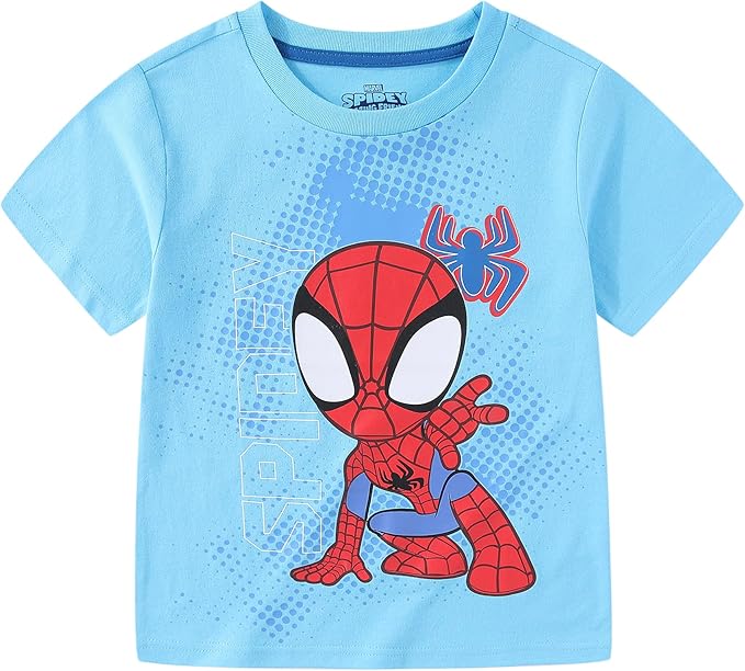 Marvel Spidey & His Amazing Friends Boys 4 Pack T-Shirt for Toddler and Big Kids