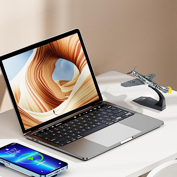 BF-109G Messerschmitt 1/72 Metal Airplane Model Kit with Stand WWII Diecast Alloy Fighter Model Vintage Combat Plane Prebuild Military Aircraft Collection(Desert Yellow)