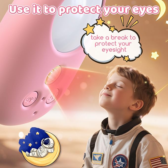 MAITU-AI Toy, AI Interactive Kids Toy with ChatGPT Endless Conversations, Real-Time Multilingual Interaction, Story & Learning Companion in Two Colors, Birthday Gift for Boys and Girls Ages 3-8, Pink