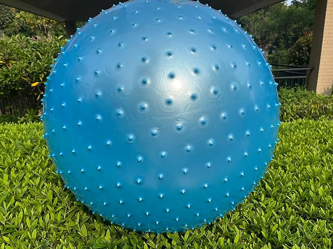 Large Sensory Massage Ball for Kids, 33.5" 85CM Bouncy Exercise Balls for Toddlers, Big Inflatable Toys with Tactile Spikes, Outdoor Giant Yoga Ball, Large Beach Balls