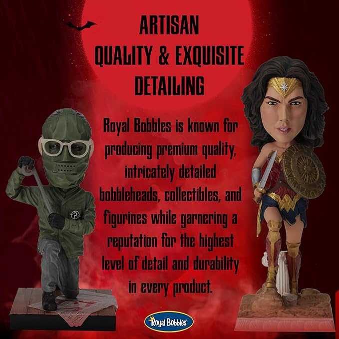 Royal Bobbles DC Comics Batman - 6 Inches Tall – Collectible Bobblehead Statue