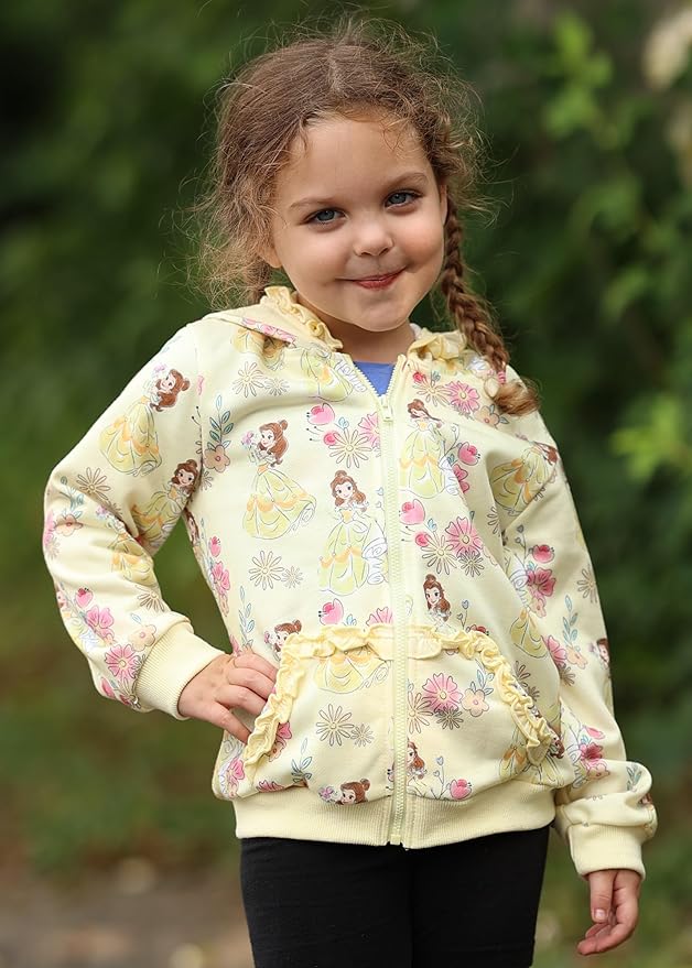 Disney Frozen Stitch Princess Minnie Mickey Spiderman Girls/Boys Zip Up Hoodie Fall Zipper Sweatshirt Jacket Toddler-Big Kid