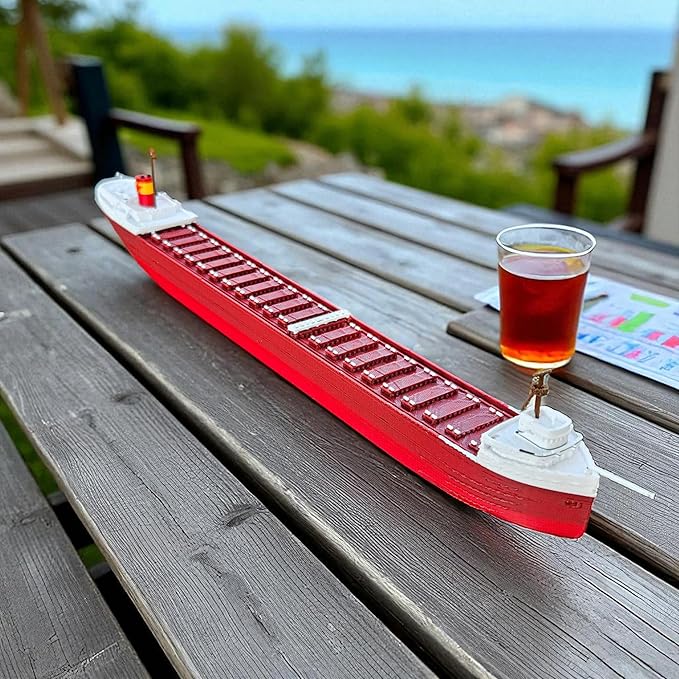 12" Prebuilt Display Model Ship (Floating SS Edmund Fitzgerald 1ft Model)